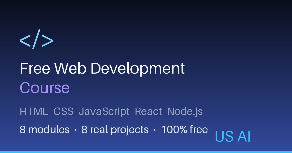 Web Development Course