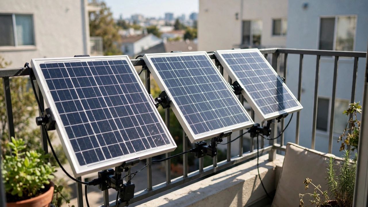 Balkon Güneş Paneli 2026: Tak-Çalıştır Enerjiyle Fatura Düşürün