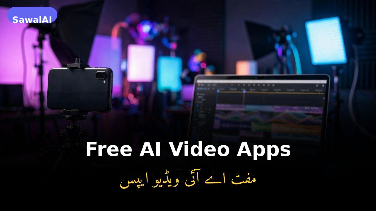 أفضل 5 تطبيقات مجانية لصناعة الفيديو بالذكاء الاصطناعي