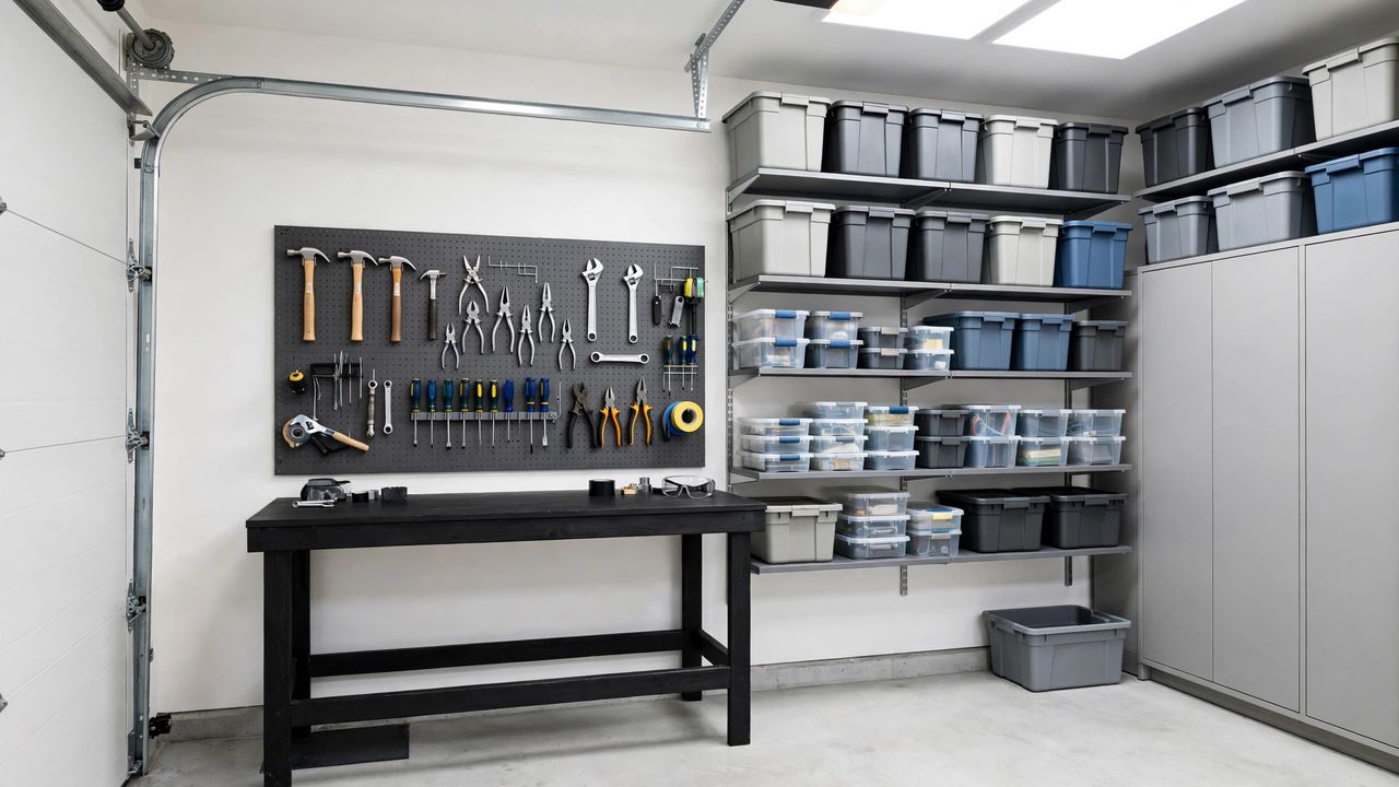 Garage organisieren 2026: 12 geniale Ordnungsideen für mehr Platz