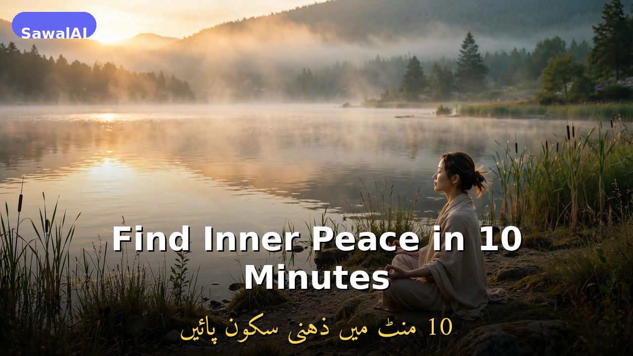 التأمل للمبتدئين: اعثر على السلام الداخلي في 10 دقائق يوميًا
