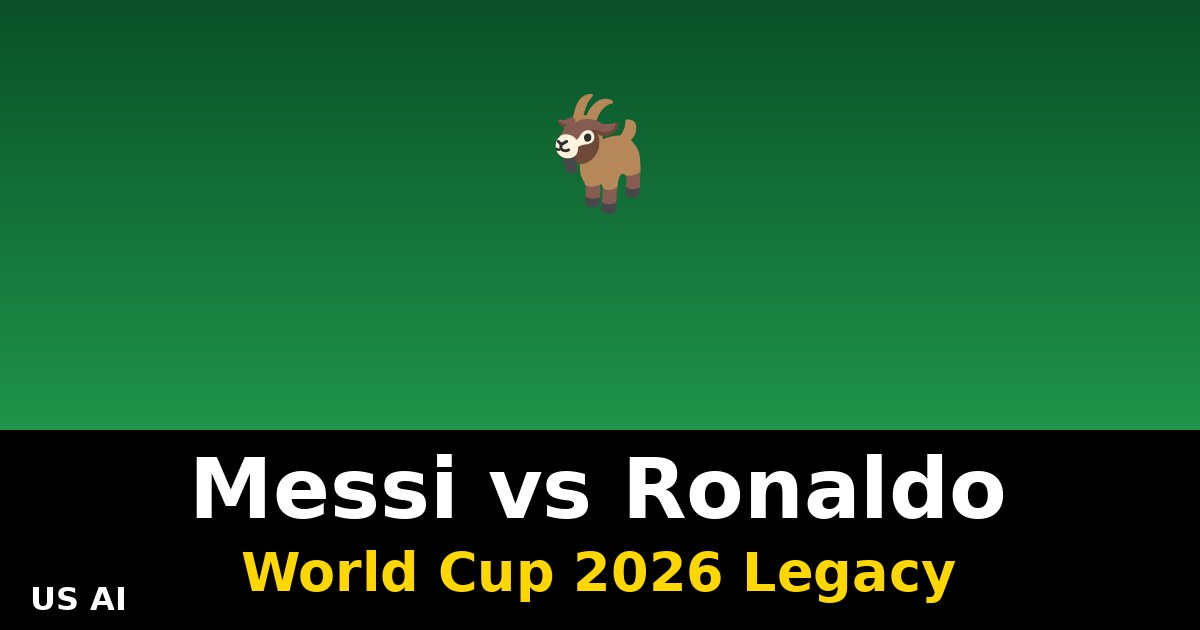 Messi vs Ronaldo: Was die WM 2026 für ihr Vermächtnis bedeutet