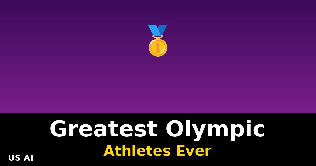 Olympia-Legenden: Die 10 größten Athleten der Geschichte