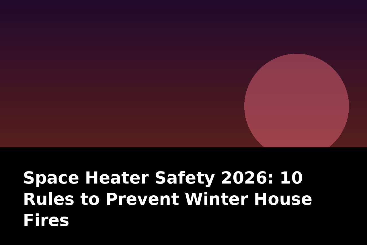 Space Heater Safety 2026: 10 Rules to Prevent Winter House Fires