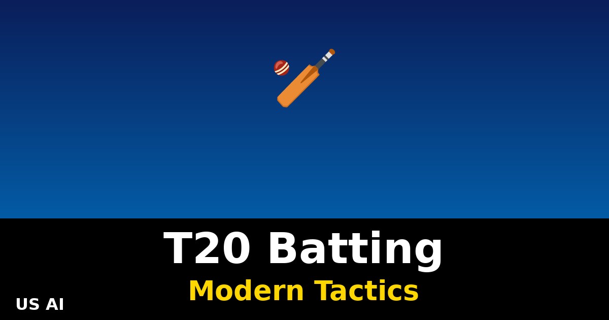 T20 Cricket Batting Tactics: How Modern Openers Dominate Powerplays