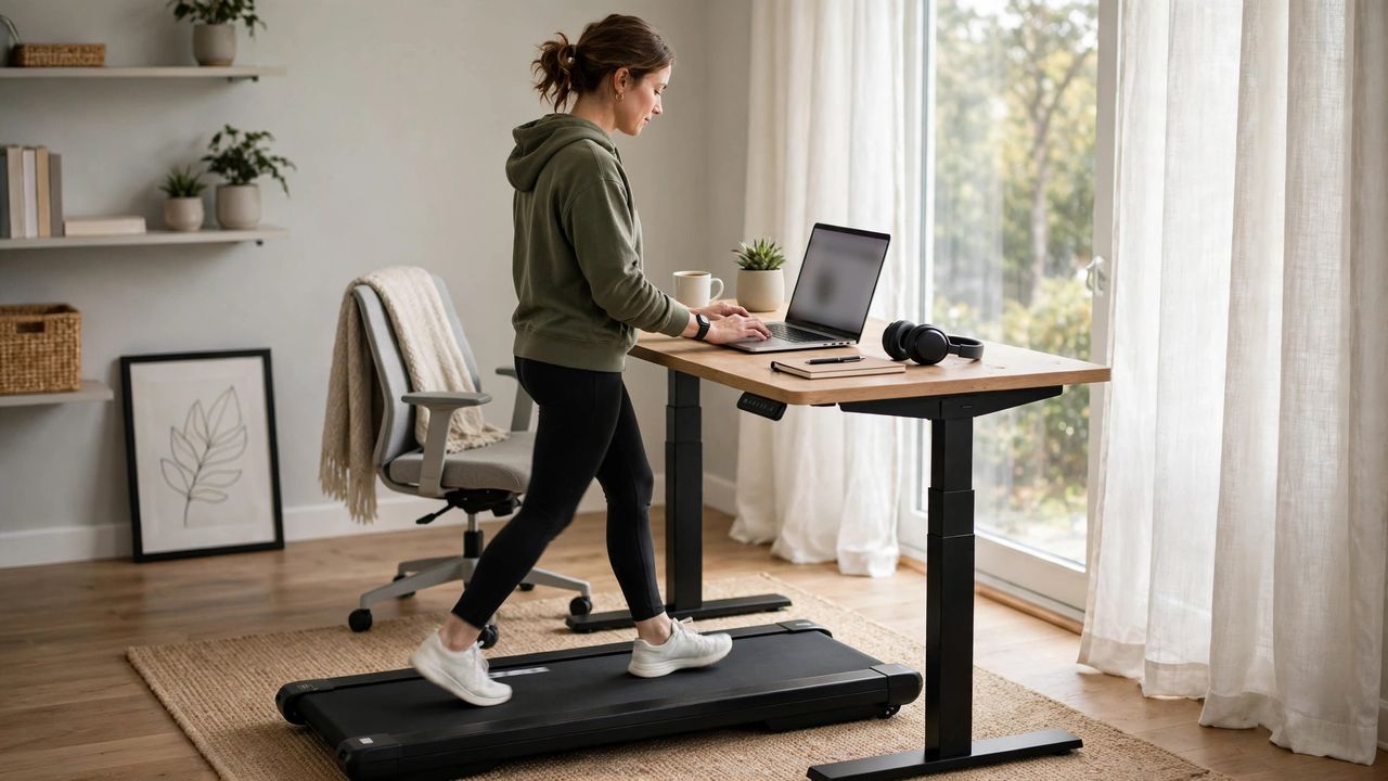 Walking-Pad am Schreibtisch 2026: Gehen während Sie arbeiten